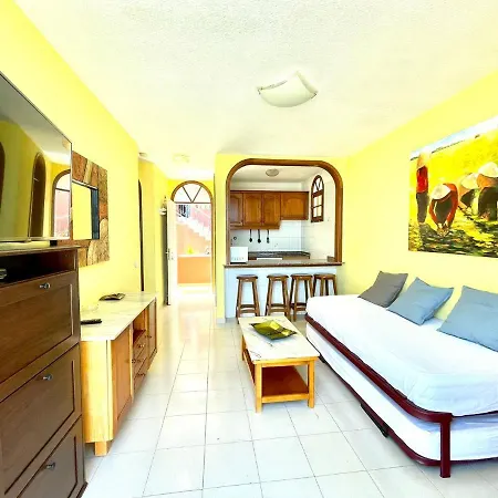 Lägenhet Nice Apartment,Wifi Free En Area Common,Terrace,View,Beach, Tenerife South *