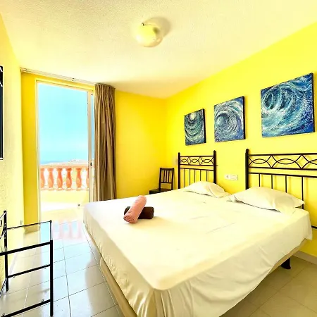 Lägenhet Nice Apartment,Wifi Free En Area Common,Terrace,View,Beach, Tenerife South
