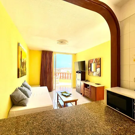 Nice Apartment,Wifi Free En Area Common,Terrace,View,Beach, Tenerife South Lägenhet *
